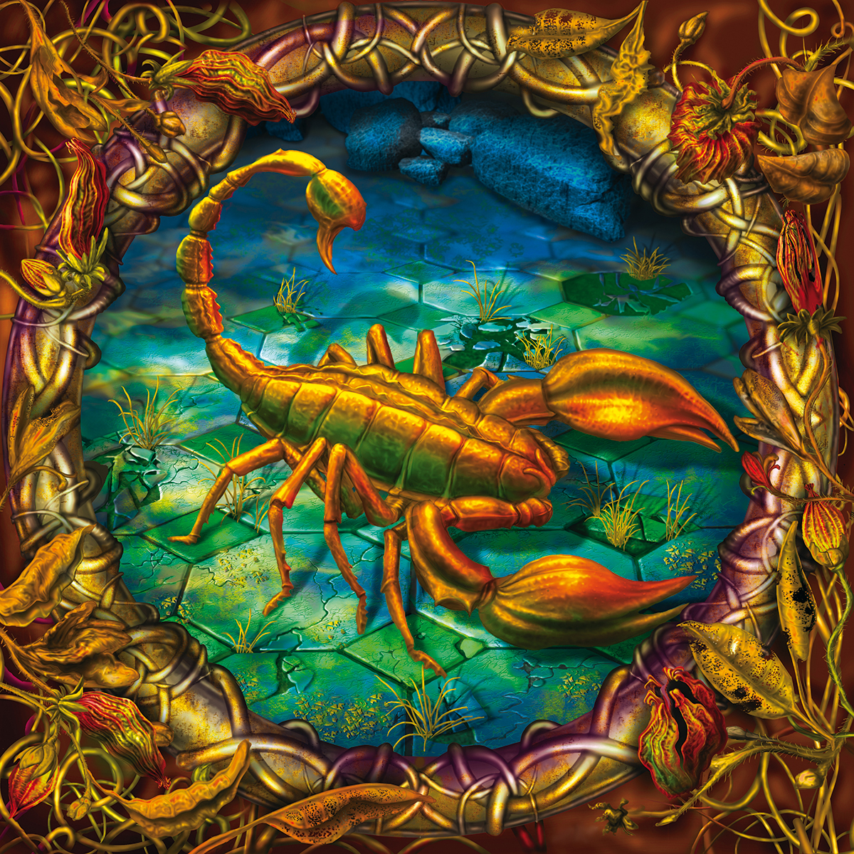 Calendar Zodiac - Offset Print  30x30 cm