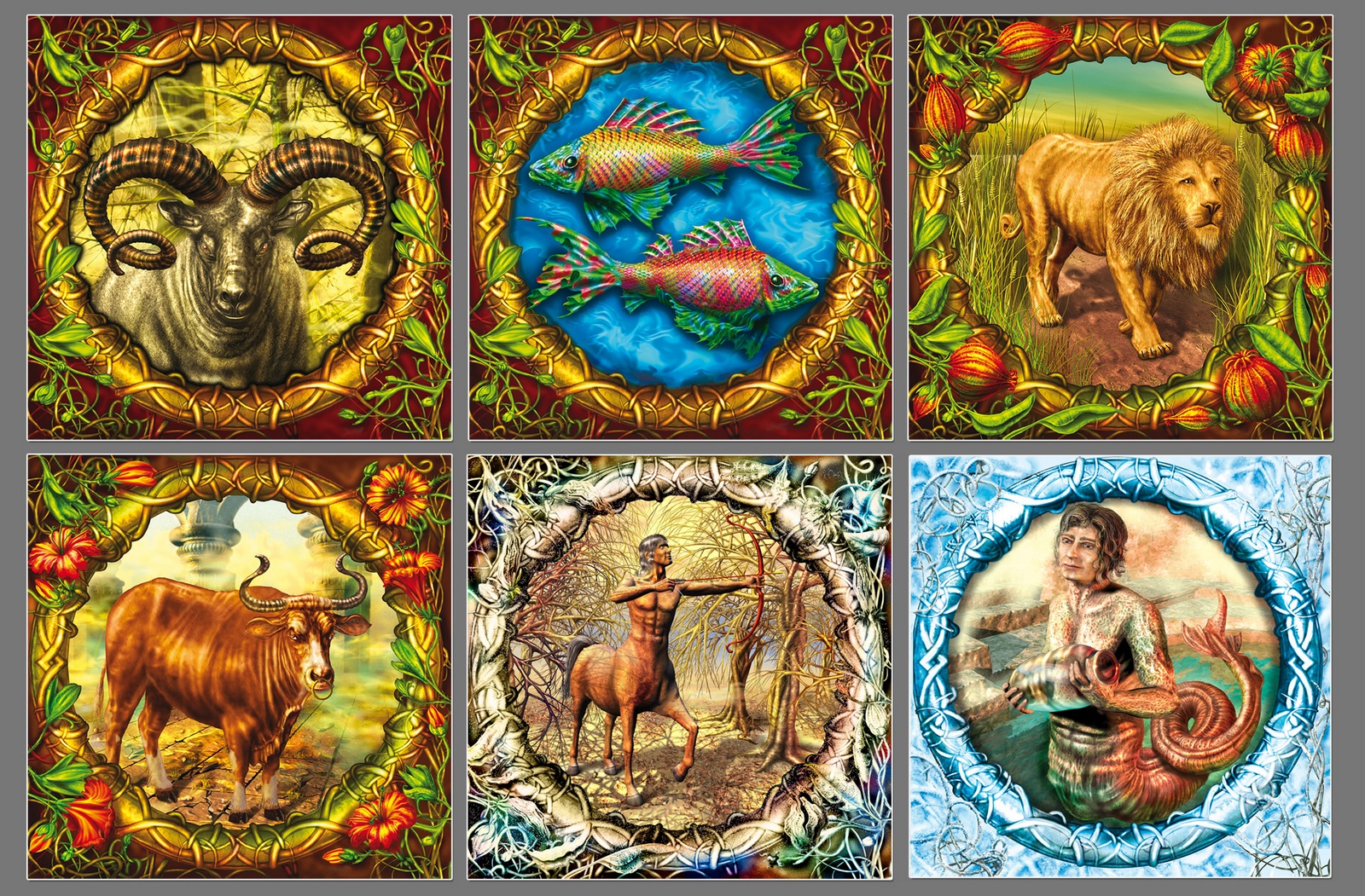 Calendar Zodiac -  Offset print